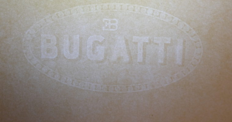 Bugatti – Papier vierge Original