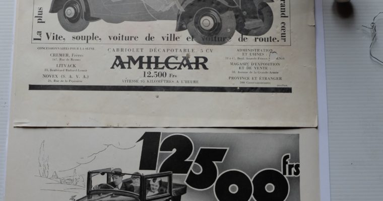 « Quand Salmson passe, Amilcar dépasse »